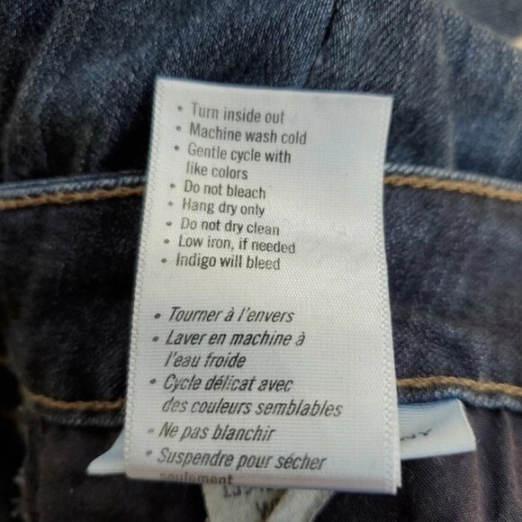 Paige Womens Transcend Verdugo Ultra Skinny Dark Blue Jeans Size 27 - Picture 5 of 5